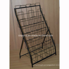 6 camadas de porta metálica dobrável Display Rack (PHY3020)